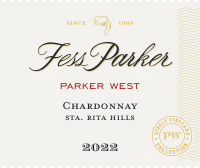 Label for Parker West Chardonnay