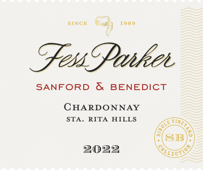 Label for Sanford & Benedict Chardonnay