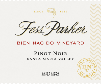 Label for Bien Nacido Vineyard Pinot Noir