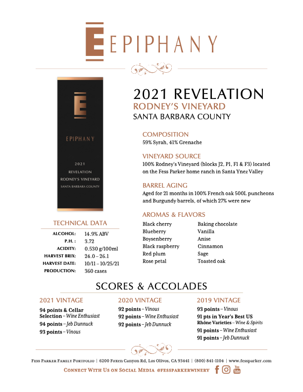 Product Sheet for Revelation